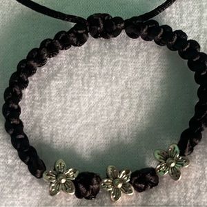 black bracelets with stars